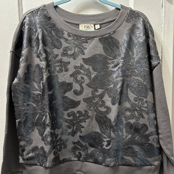 Me by Jennie Garth Embellished Sweatshirt - Picture 3 of 5